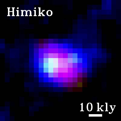 Himiko object is a composite and in false color